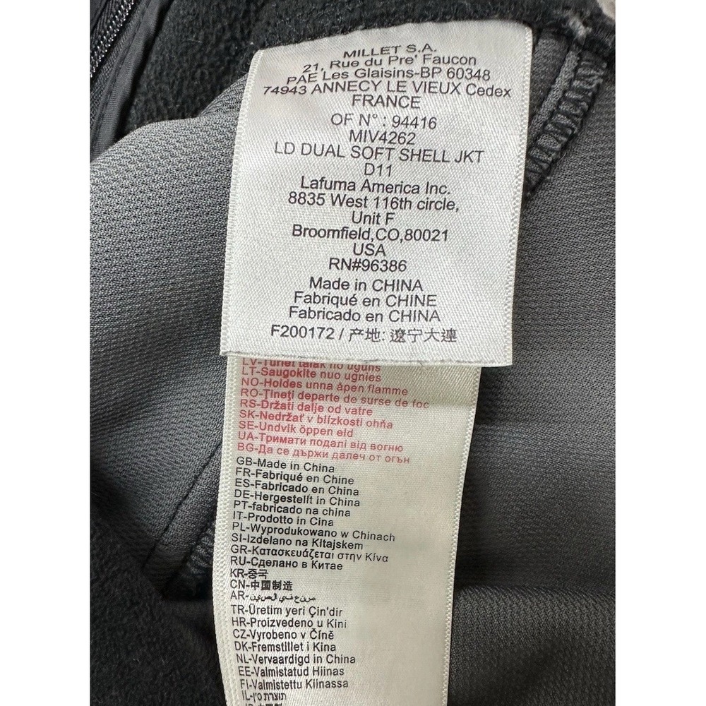 Millet LD Dual Softshell Wind stopped M-Wind Jacket‎ / Black Pink / Medium - Picture 7 of 7